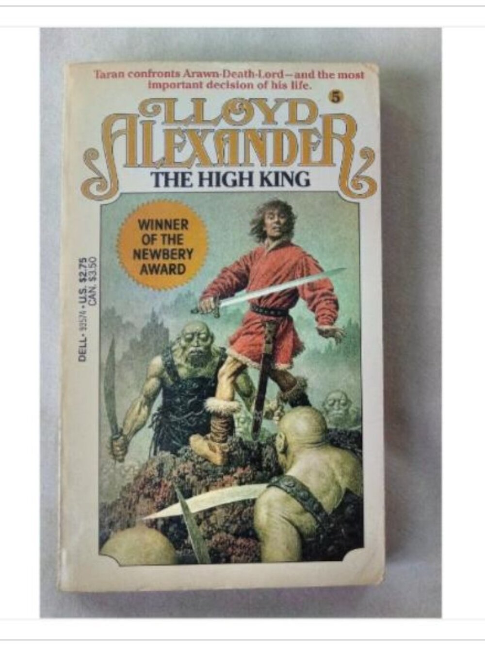 The High King Lloyd Alexander 1968 Book Vintage Novel Read Classic